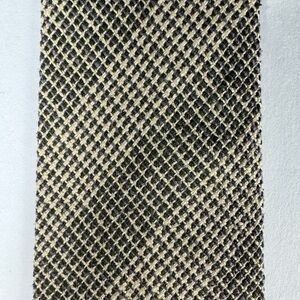 Vitaliano Pancaldi Tie Brown Tan Silk Vintage Textured Striped Mens Necktie